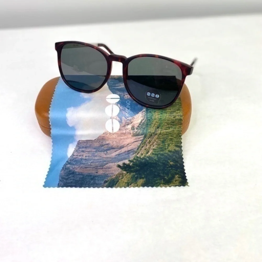 KOMONO Urkel Tortoise Silver Sunglasses NEW